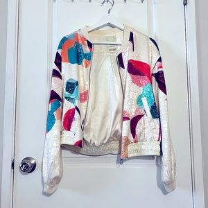 Colorful patterned jacket from Anthropologie — brand new!
